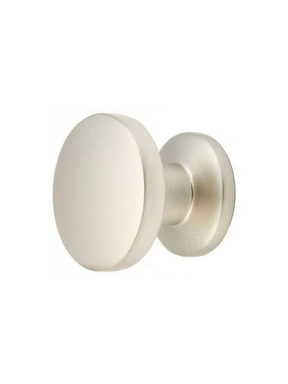 Northport Round Knob - 1 3/8 inch Diameter in Satin Nickel.